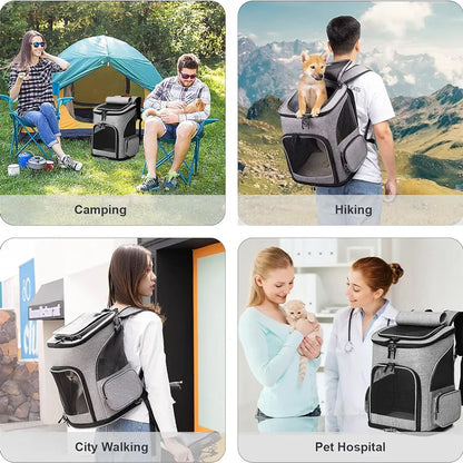 Out Puppy Backpack – Sac à dos extensible et portable pour animaux de compagnie