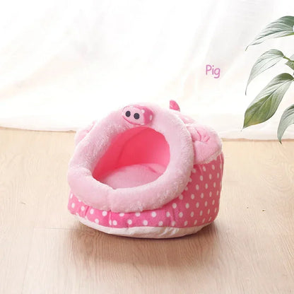 Niche chaude en polaire pour petits animaux de compagnie - Plusieurs tailles et modèles 