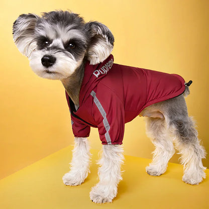 Vêtements imperméables pour chiens, manteau réfléchissant pour animaux de compagnie pour petits et moyens chiens, vestes d'hiver chaudes en polaire pour chiens, imperméable pour chiots, tenue pour chihuahua