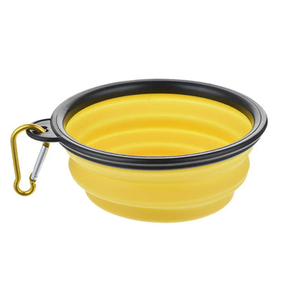 Bol pliable en silicone pour chien et animal de compagnie, grand format, 350/1000 ml, pour l'extérieur, les voyages, les chiots 