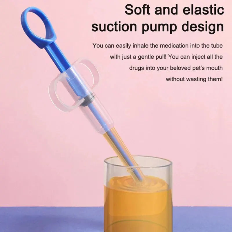 1 distributeur de médicaments en silicone pour animaux de compagnie, comprimé liquide, confortable, pour chien et chat, universel, sûr, facile à nettoyer et à utiliser à plusieurs reprises