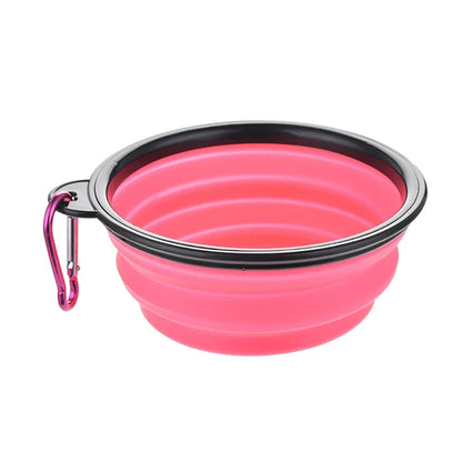 Bol pliable en silicone pour chien et animal de compagnie, grand format, 350/1000 ml, pour l'extérieur, les voyages, les chiots 