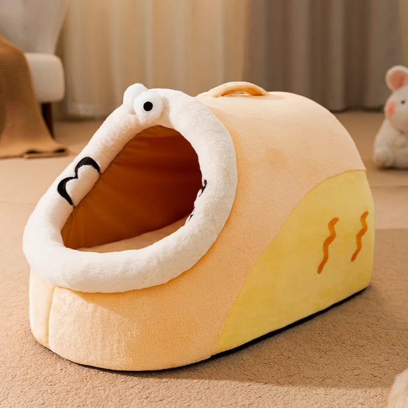 Lit pour chat et chien Four Seasons - Design semi-fermé