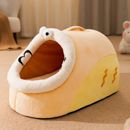 Lit pour chat et chien Four Seasons - Design semi-fermé