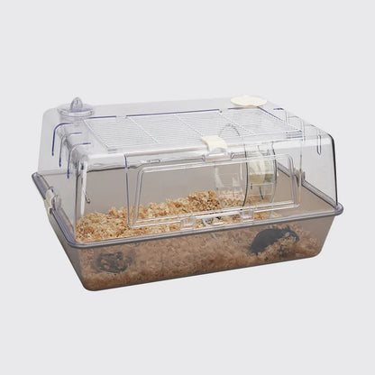 Cage pour animaux de compagnie Hamster Djungarian Hamster Miel Kangourou Cage Base Surélevant Surdimensionné Acrylique Transparent Fournitures Ornementales
