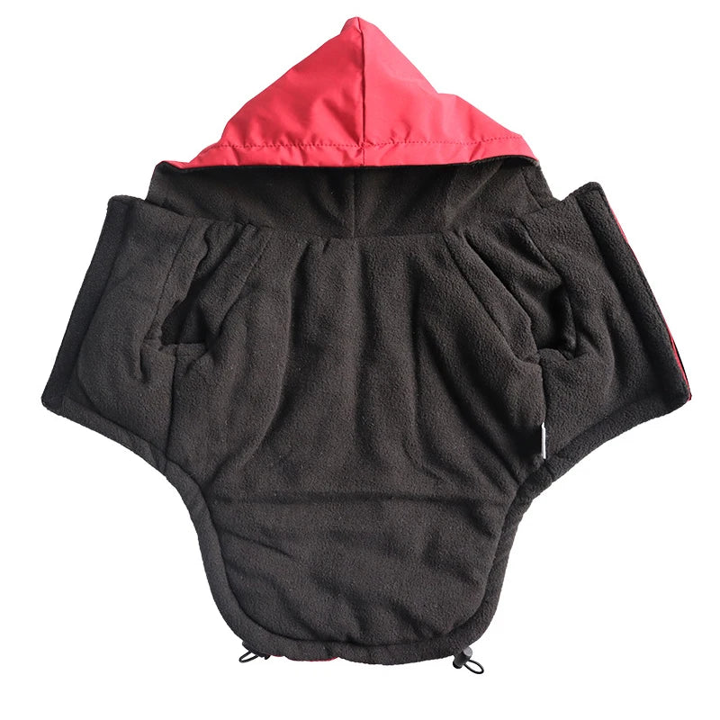 Vêtements imperméables pour chiens, manteau réfléchissant pour animaux de compagnie pour petits et moyens chiens, vestes d'hiver chaudes en polaire pour chiens, imperméable pour chiots, tenue pour chihuahua