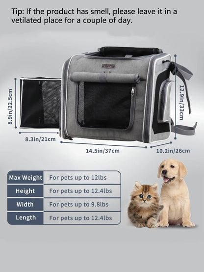 Panier de vélo pour chien – Porte-vélo amovible, respirant et confortable pour animaux de petite et moyenne taille 