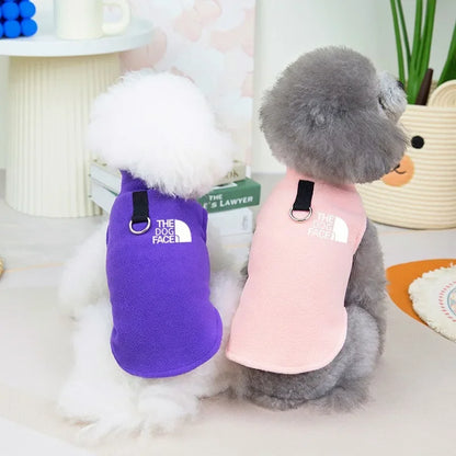 Vêtements pour chiens de compagnie automne hiver manteau polaire pull chaud gilet pour petits chiens chihuahua bouledogue vestes costumes fournitures 