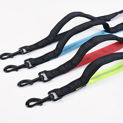 Reflective Hands-Free Dog Collar and Leash Set – Perfect for Running and Walking