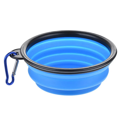 Bol pliable en silicone pour chien et animal de compagnie, grand format, 350/1000 ml, pour l'extérieur, les voyages, les chiots 