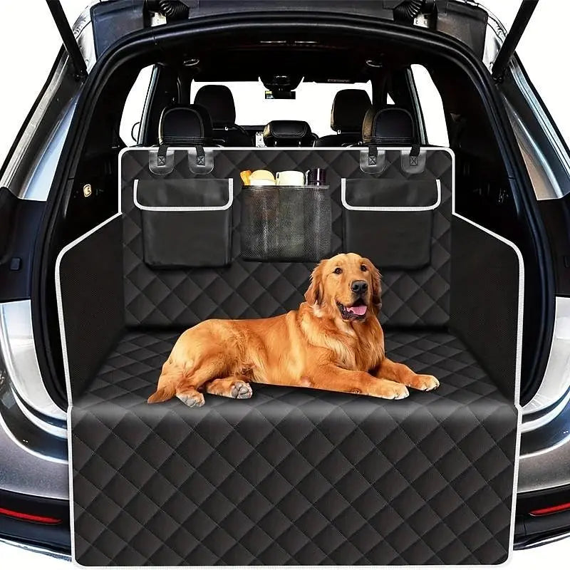 Housse de siège de voiture imperméable pour chien – Protection de siège arrière en forme de hamac pour les voyages des animaux de compagnie 