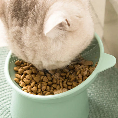 Gamelle inclinée pour animaux de compagnie avec protection du cou - Anti-étouffement et anti-déversement