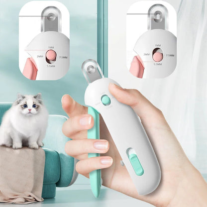 Coupe-ongles professionnel pour animaux de compagnie avec trou réglable Coupe-ongles pour chat et chien Coupe-griffes pour animaux de compagnie Outil de toilettage pour chiots et chatons
