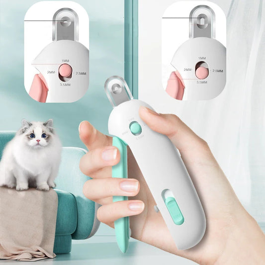 Coupe-ongles professionnel pour animaux de compagnie avec trou réglable Coupe-ongles pour chat et chien Coupe-griffes pour animaux de compagnie Outil de toilettage pour chiots et chatons