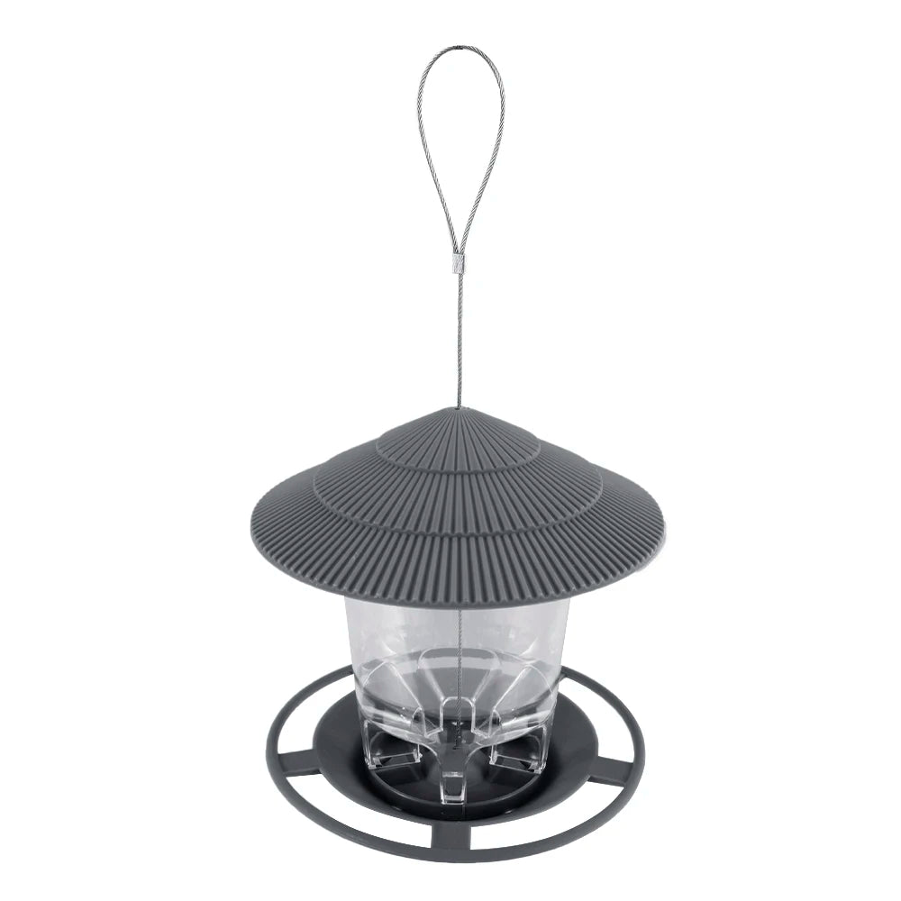 Mangeoire automatique pour oiseaux d'extérieur – Distributeur de noix suspendu avec plusieurs trous d'alimentation