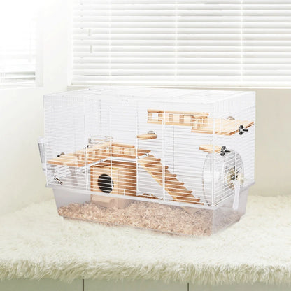 Cage pour hamster Golden Silk - Spacieuse et polyvalente