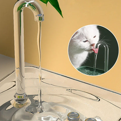 Fontaine à eau automatique pour chat – Distributeur d’eau pour animaux de compagnie de 1,5 L avec modes de débit réglables 