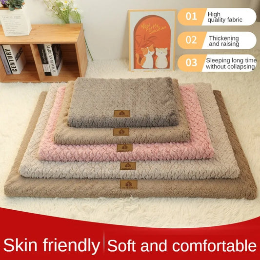 Tapis pour chien de compagnie Coussin Grand chiot Résistant à l'usure Tapis imperméable Maison Moyen Grand Lit Rembourrage pour chien Accessoires Fournitures Canapé Tapis
