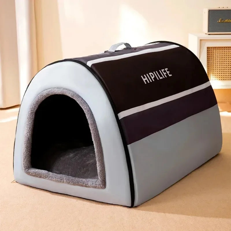 Niche pour gros chiens – Niche amovible et lavable pour grandes races, confort toutes saisons