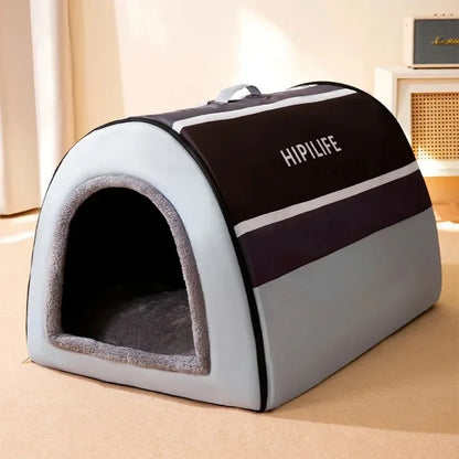 Niche pour gros chiens – Niche amovible et lavable pour grandes races, confort toutes saisons