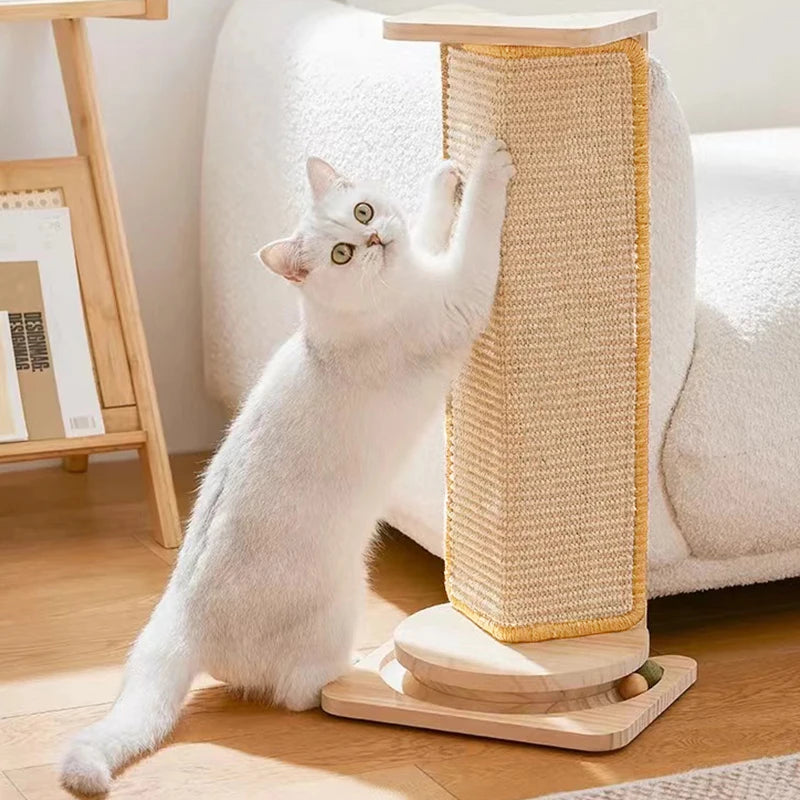 Tapis griffoir en sisal naturel pour chat - Protégez vos meubles et tapis