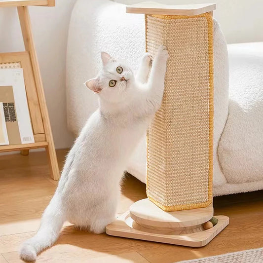 Tapis griffoir en sisal naturel pour chat - Protégez vos meubles et tapis