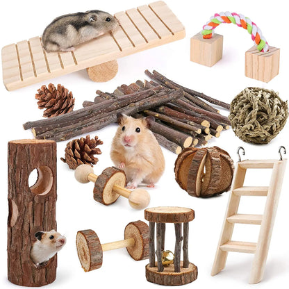 Ensemble de jouets pour hamster, lapin et cochon d'Inde – Moorwood Play Supplies pour petits animaux