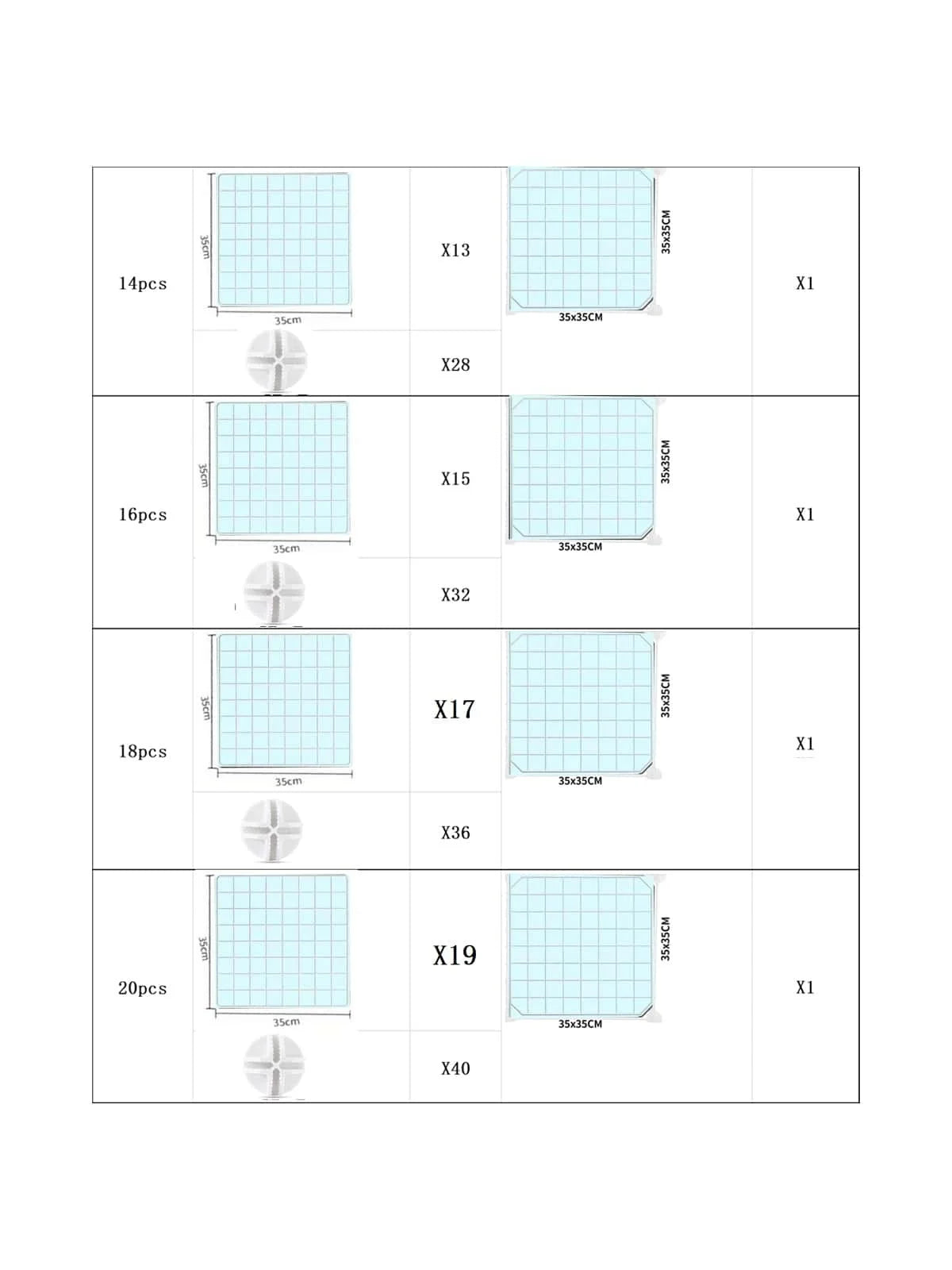 Clôture blanche pour animaux de compagnie, maille en fer à faire soi-même, peut être librement combinée, cage pour chat, cage pour chien, cage pour hamster, cage pour lapin