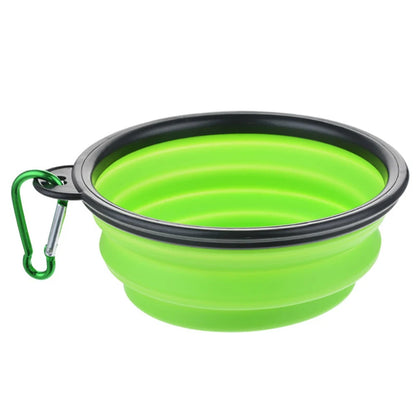 Bol pliable en silicone pour chien et animal de compagnie, grand format, 350/1000 ml, pour l'extérieur, les voyages, les chiots 