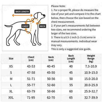 Vestes d'hiver à double couche pour chiens - Manteaux imperméables et chauds pour grands chiens