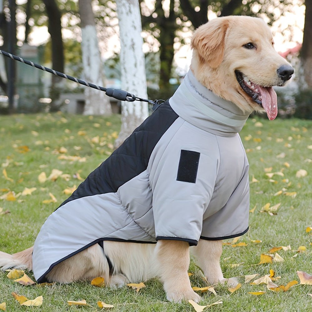 Manteau d'hiver pour chien – Chaud, coupe-vent, avec attache pour laisse pour les activités de plein air par temps froid