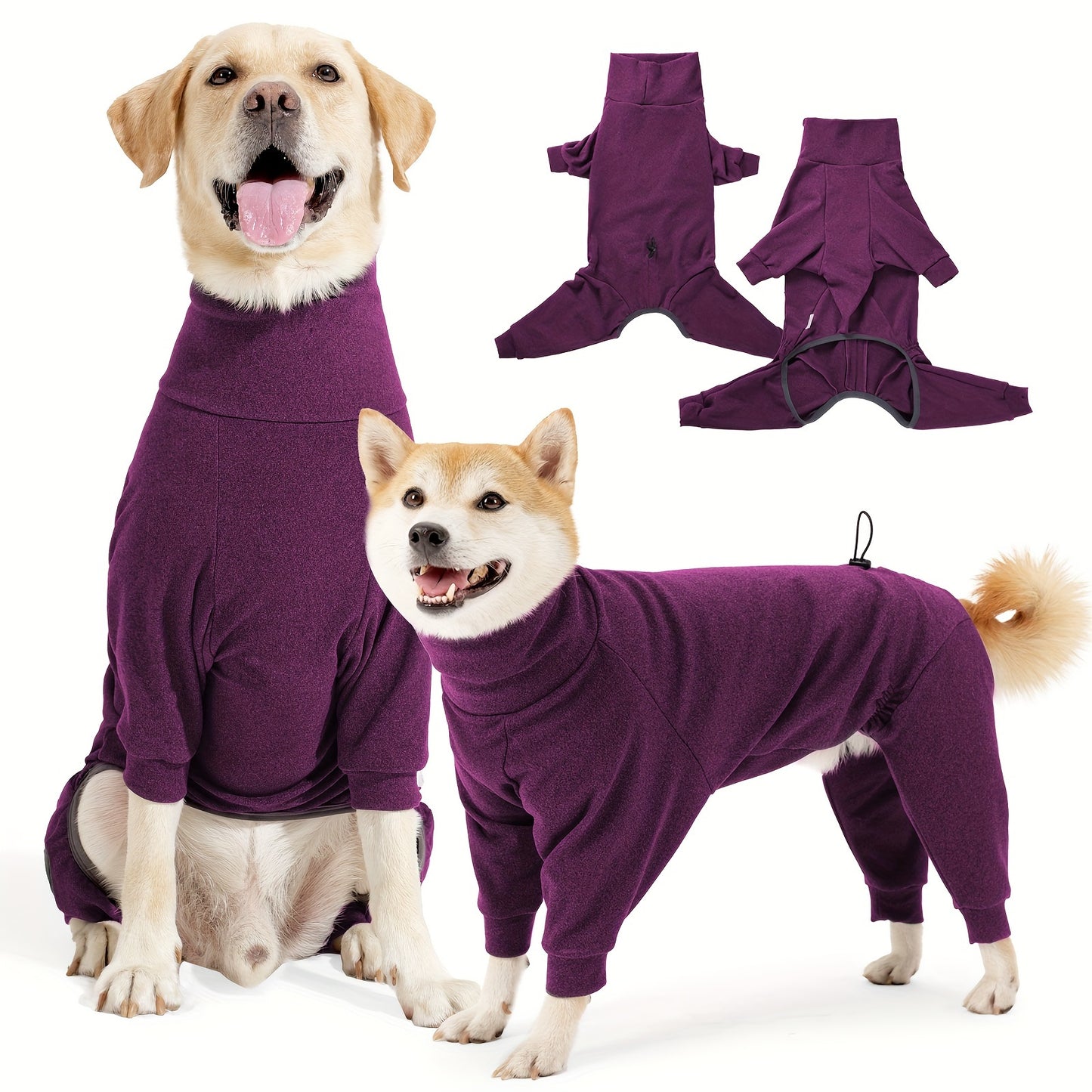 Pull à col roulé en tricot Ozy pour chien – Vêtement chaud pour animaux de compagnie pour les petites et très grandes races