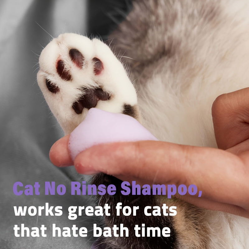 Rozino Cats & Dogs Pet Cleansing Mousse, 60ml - Easy-to-Use, Gentle Formula with Blueberry Extract for a Fresh Scent, Ideal for All Breeds, Pet Hygiene Product|Petfriendly Design|Blueberry Scented