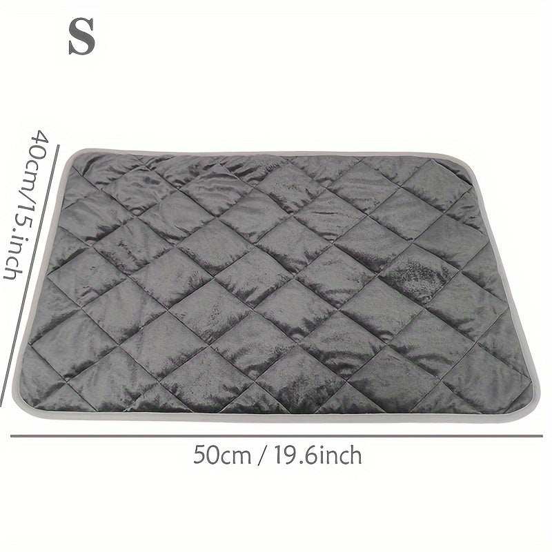 Cozy Self-Warming Pet Mat – Washable Thermal Bed for Dogs & Cats, Anti-Slip, Durable