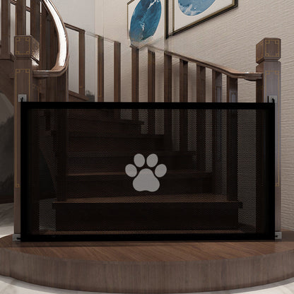 1 barrière de sécurité réglable PetSafe pour portes - Clôture de barrière en maille facile à installer pour chiens et chats, matériau durable