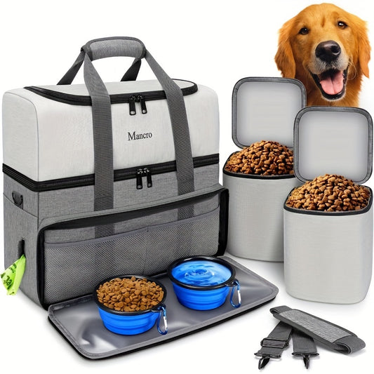 Sac de voyage pour chien à deux couches - Le compagnon de voyage ultime pour votre chiot