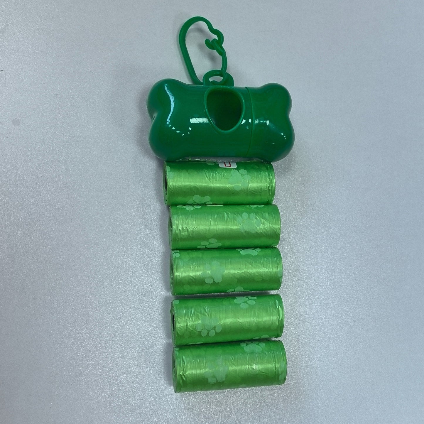 Lot de 6 sacs anti-fuites pour déjections canines avec distributeur en forme d'os - Sacs durables et portables pour déjections canines pour promenades en plein air et voyages