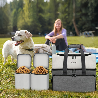 Sac de voyage pour chien à deux couches - Le compagnon de voyage ultime pour votre chiot