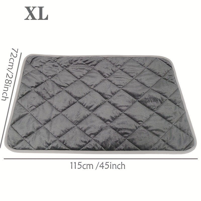 Cozy Self-Warming Pet Mat – Washable Thermal Bed for Dogs & Cats, Anti-Slip, Durable