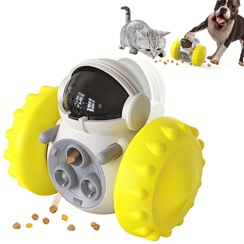 1 jouet puzzle distributeur de friandises amusant et stimulant pour chiens de petite et moyenne taille - Favorise la stimulation mentale et ralentit l'alimentation 