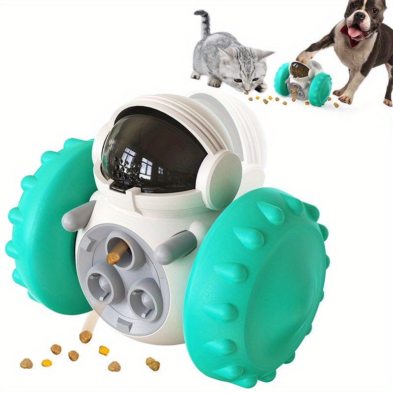 1 jouet puzzle distributeur de friandises amusant et stimulant pour chiens de petite et moyenne taille - Favorise la stimulation mentale et ralentit l'alimentation 