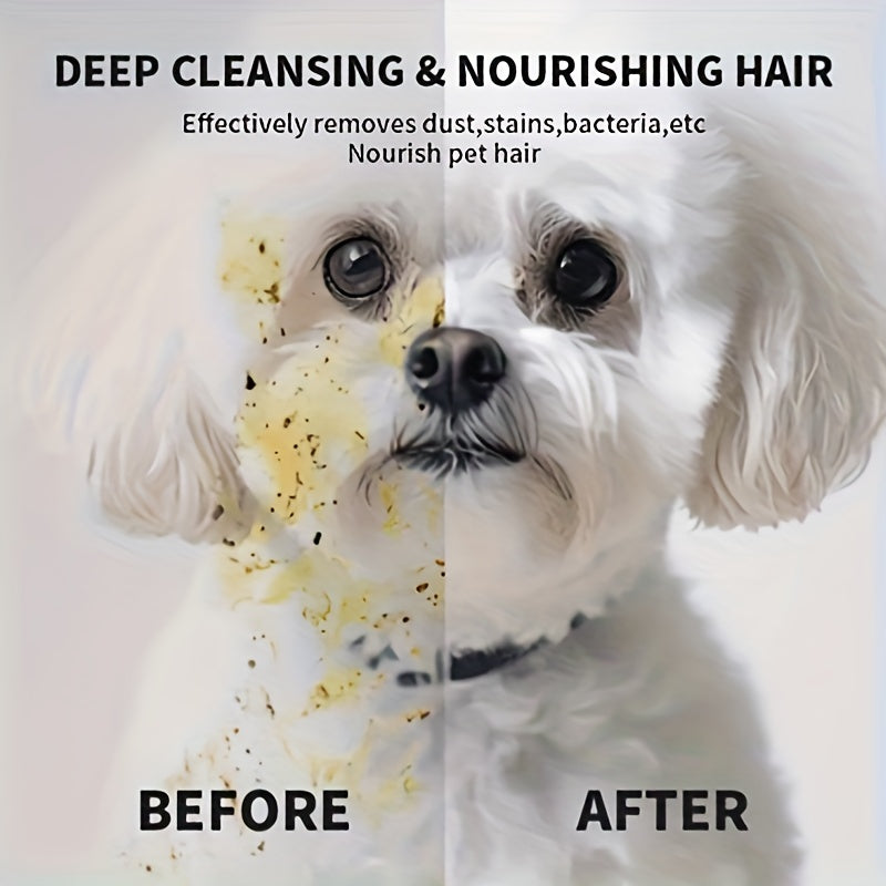 Kit de toilettage pour chien 6 en 1 : brosse de bain, serviette, gants et peigne de toilettage - Poils en acier inoxydable pour un nettoyage et un massage en douceur