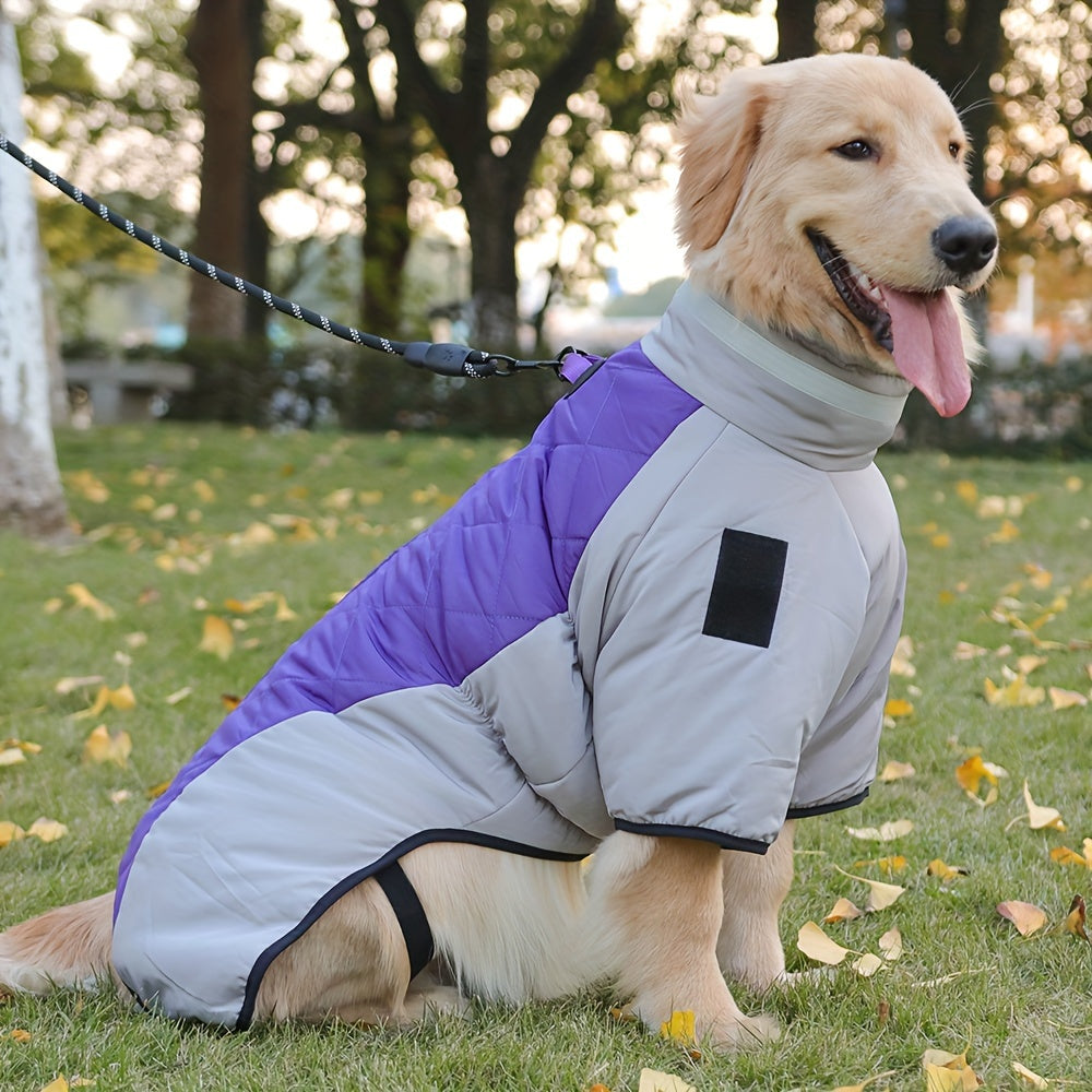 Manteau d'hiver pour chien – Chaud, coupe-vent, avec attache pour laisse pour les activités de plein air par temps froid