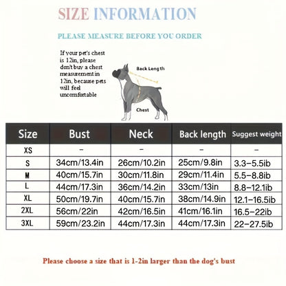 1 veste imperméable pour chien LUKA PET LIFE, doublure en polaire épaisse, vêtements chauds pour animaux de compagnie toutes saisons, fermeture éclair en polyester adaptée aux petites, moyennes et grandes races - Lavable en machine 