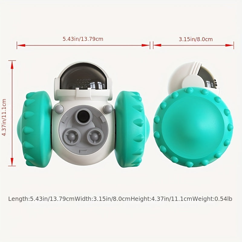 1 jouet puzzle distributeur de friandises amusant et stimulant pour chiens de petite et moyenne taille - Favorise la stimulation mentale et ralentit l'alimentation 