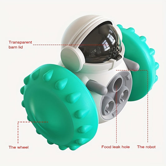 1 jouet puzzle distributeur de friandises amusant et stimulant pour chiens de petite et moyenne taille - Favorise la stimulation mentale et ralentit l'alimentation 