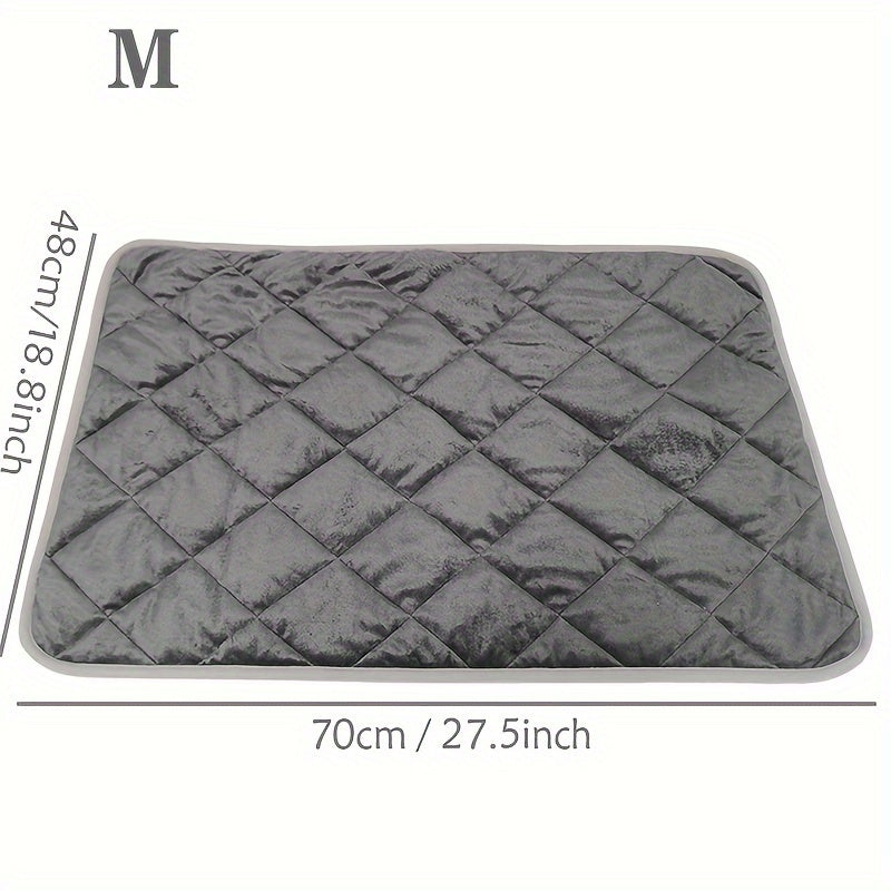 Cozy Self-Warming Pet Mat – Washable Thermal Bed for Dogs & Cats, Anti-Slip, Durable