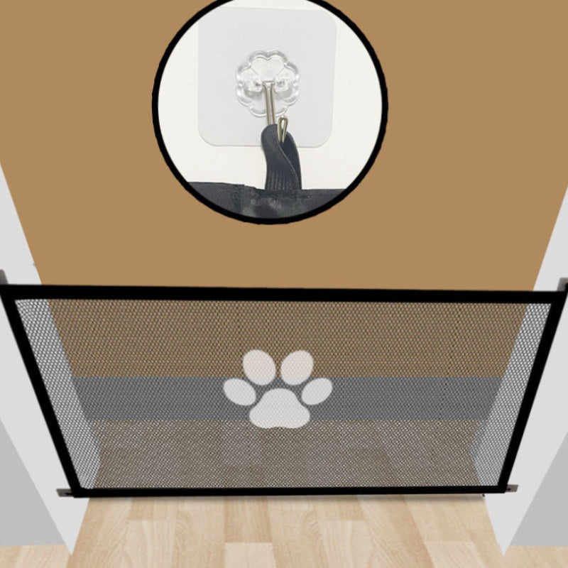 1 barrière de sécurité réglable PetSafe pour portes - Clôture de barrière en maille facile à installer pour chiens et chats, matériau durable