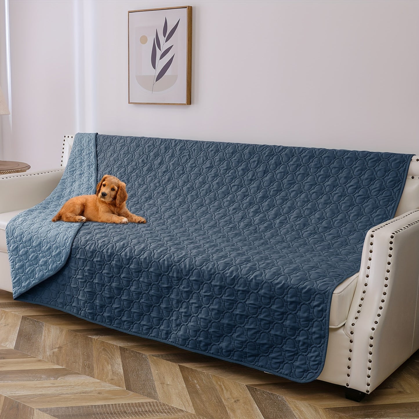 Housse de lit imperméable pour chien, couverture pour animaux de compagnie avec support antidérapant pour meubles, lit, canapé, cadeau de Noël lavable en machine 